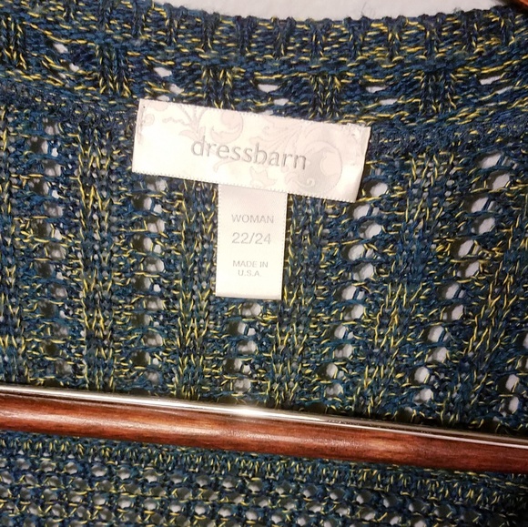 Like New 💙 Cozy Blue Knit Cardigan - Picture 3 of 6